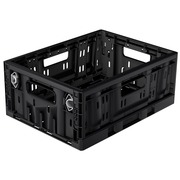 Caja Plastico Plegable 40x30x17 Color Negro Ref.RPC-4317AL