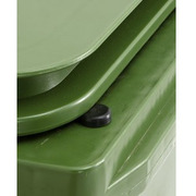 Sistema antirruido para contenedor basura de 1000 litros