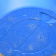 Bidón de Plástico Usado Azul 2 Bocas 58,1 x 94 cm