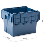 Caja Plástica Integra 30 x 40 x 32 cm Ref.SPKM 4332 
