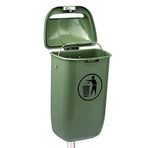 iCommers Every S.L , Dispone de Papeleras de 50 Litros Ideales para Entonos Urbanos