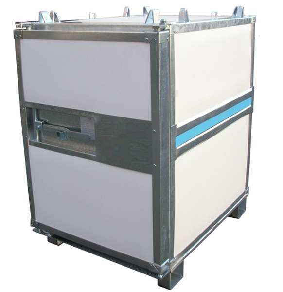 Contenedor Isotermo de gran tamaño para el almacenaje y transporte de producto frío. 
