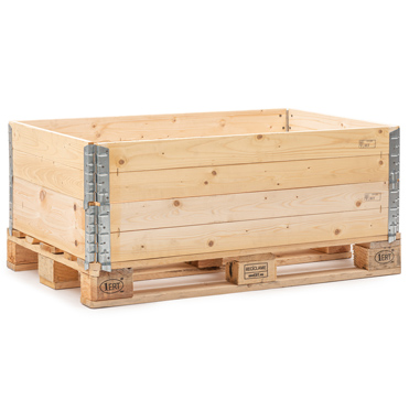 Los collares palet se usan en diversas áreas. Además de emplearse para transportar o almacenar mercancías en almacenes, se pueden emplear para decorar escaparates en puntos de venta y también como para trabajos de bricolaje en el jardín.
